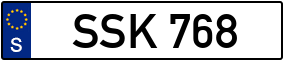 Truck License Plate